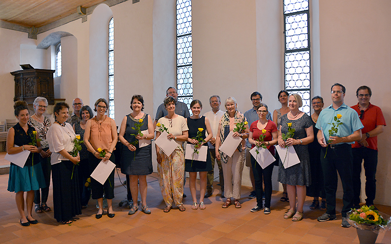 Diplomfeier der Ökumenischen Kirchenmusikschule Aargau (KMSA), 28. Juni 2019